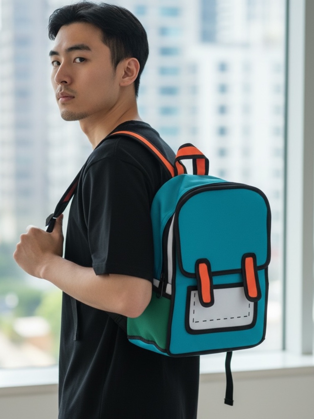 2D Pop Art Backpack